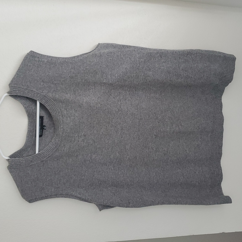 JONES NEW YORK 100% Cashmere Sleeveless Top Sweater Vest Soft Comfy Women's 2X